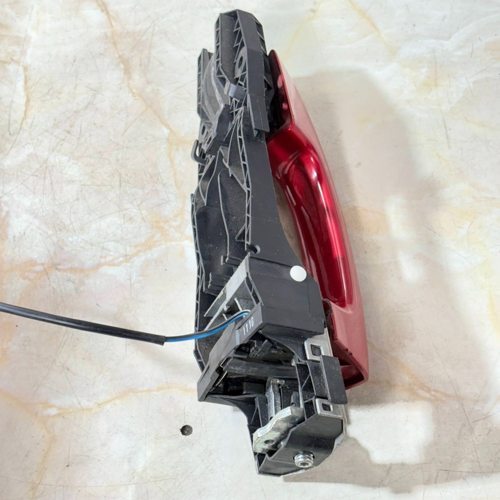 VW Scirocco Mk3 2008-2017 OSF Right Front Exterior Door Handle Red 1K8837206F