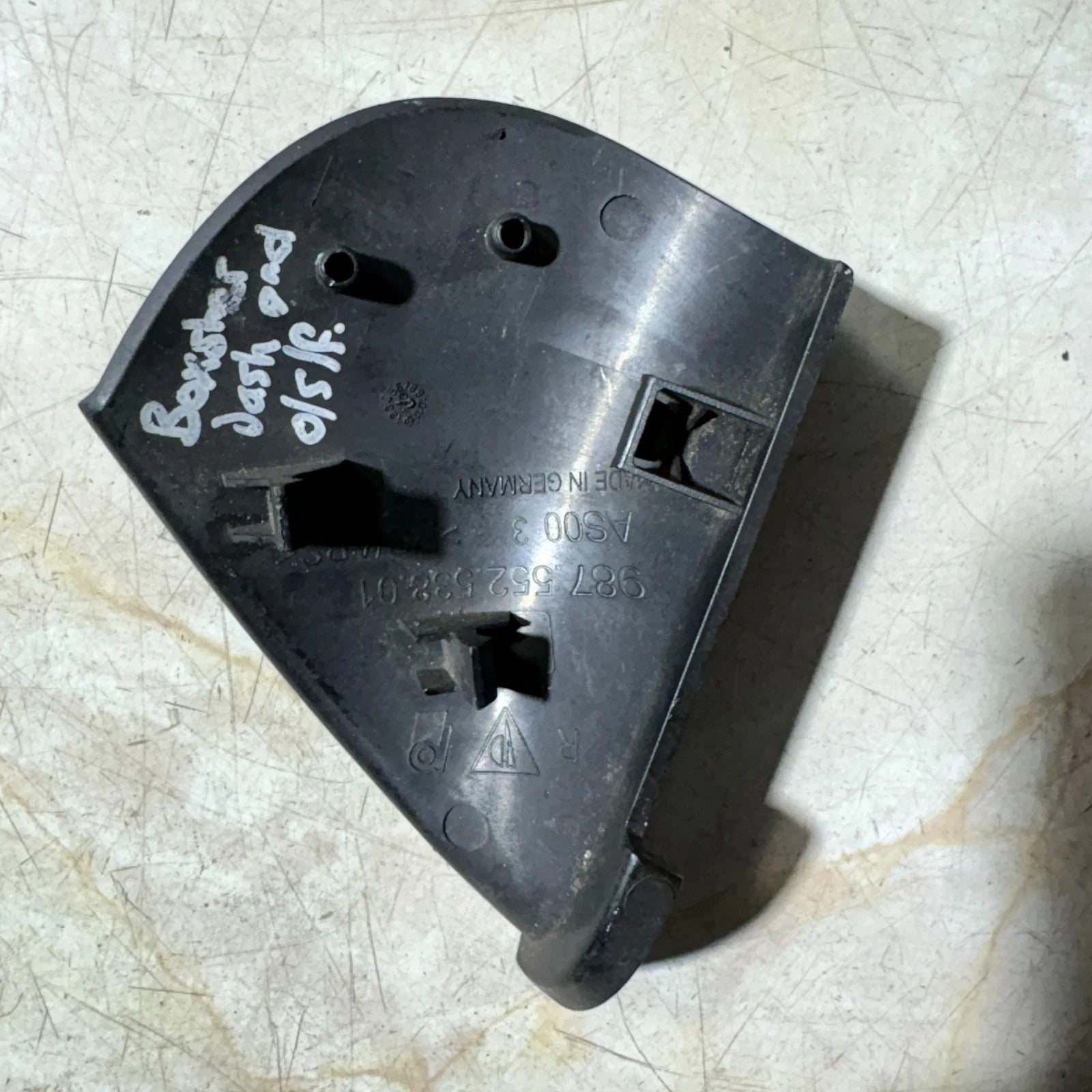 Porsche Boxster 987 2005-12 Dashboard End Trim Cap Right Driver Side 98755253801