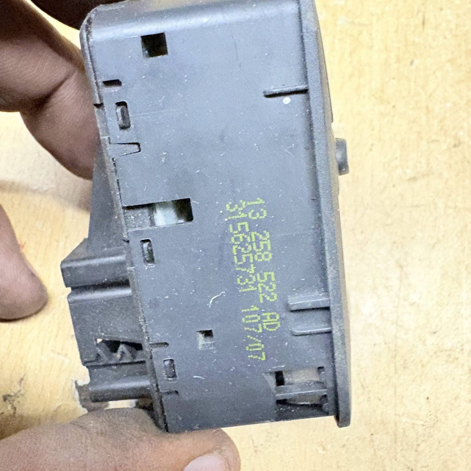 Vauxhall Corsa Window Switch Drivers Front Illuminated 13258522 AD OSF 2007