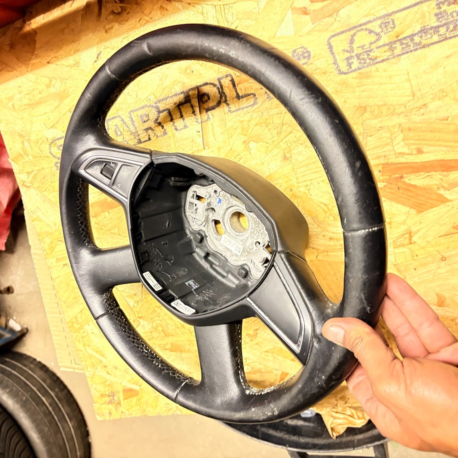 Skoda Rapid 2012-2018 Four Spoke Steering Wheel 5JO419091P GenuineOEM