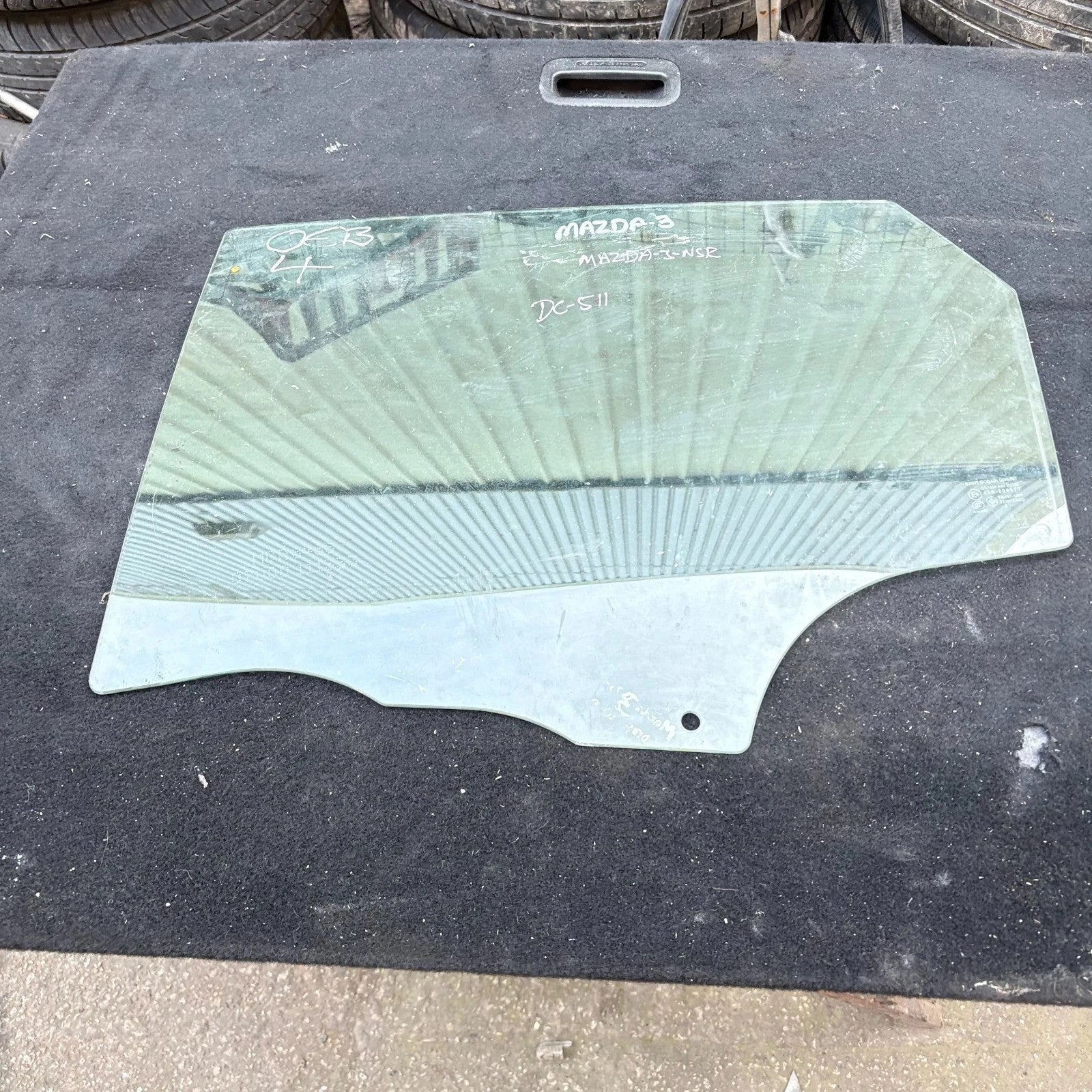 Mazda 3 2013-2018 Rear Left Passenger Door Window Drop Glass 5-Door 43R-008577