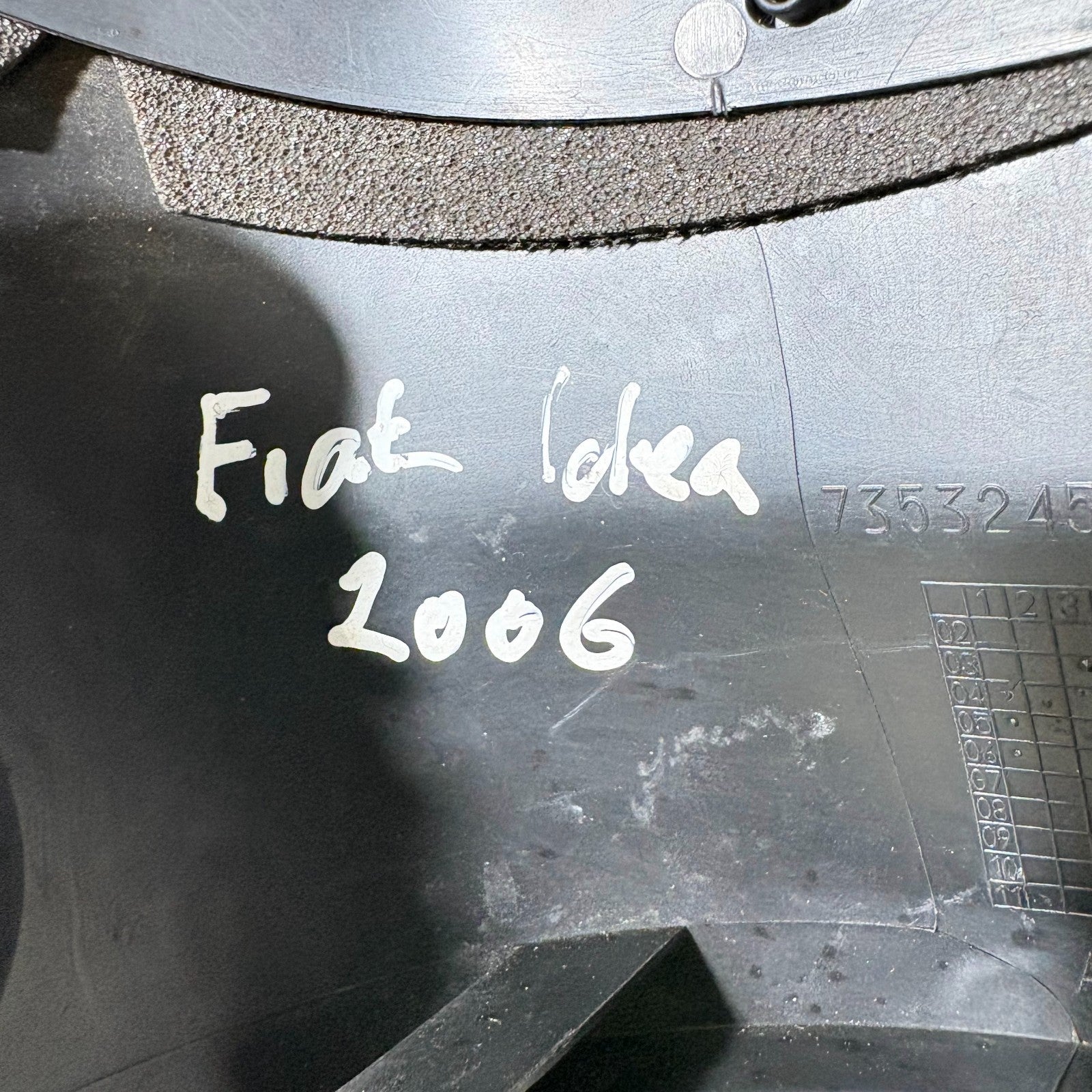 735324550 Steering Column Trim Panel Fiat Idea 2006