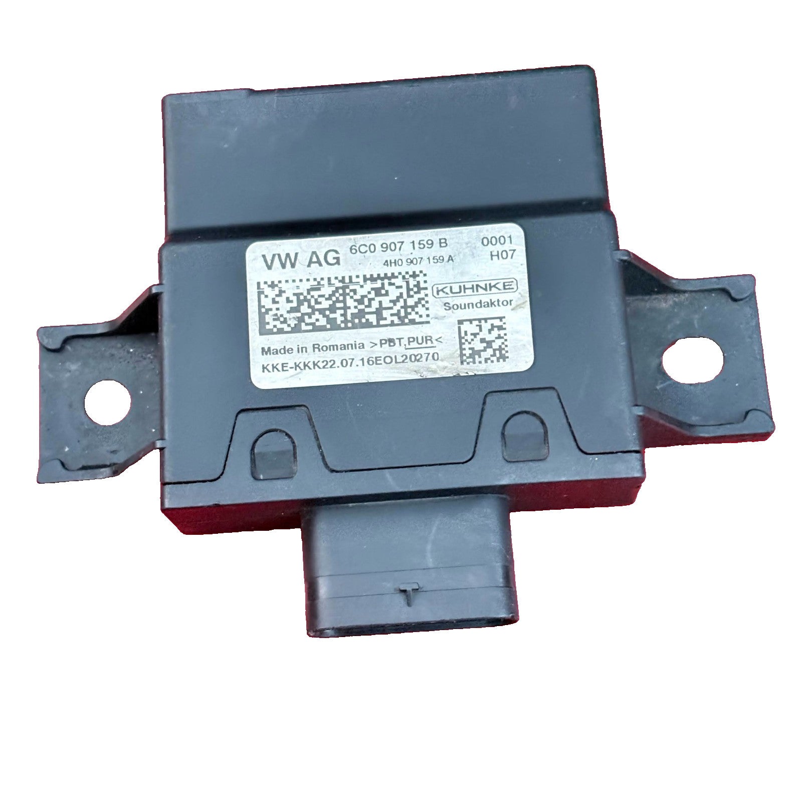 VW POLO Mk5 2009-2014 BODY SOUND IMPACT CONTROL MODULE ECU 6C0907159B