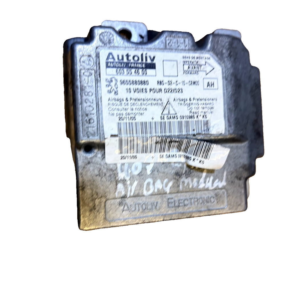 Peugeot 407 Saloon SW 2004-2010 Autoliv SRS Airbag ECU 9655880880 603554600