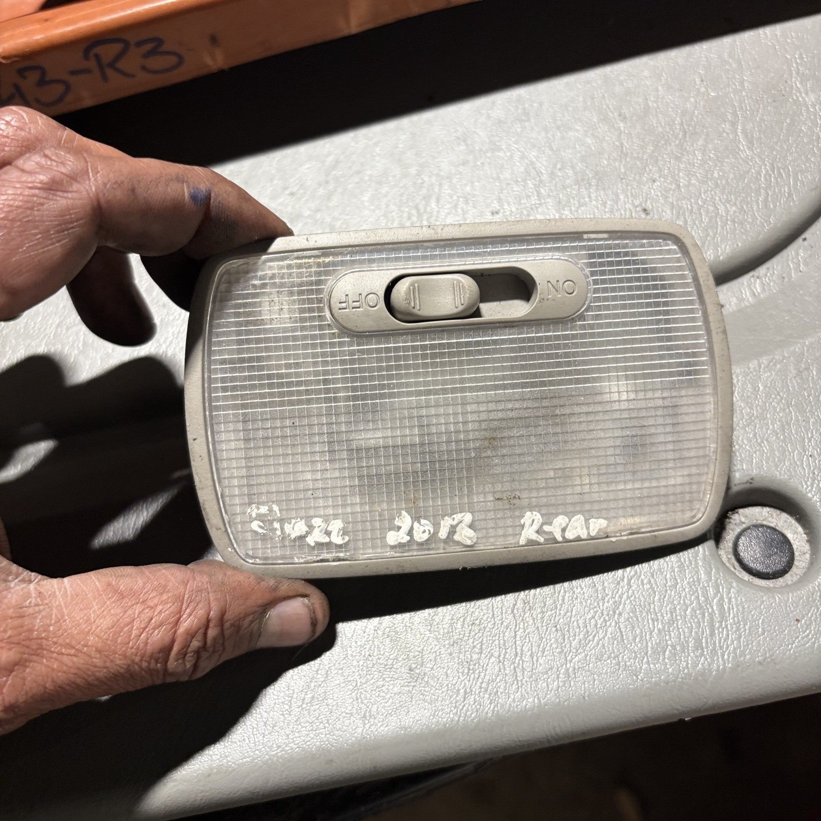 Honda Jazz 2013 Rear Interior Roof Courtesy Light Lamp