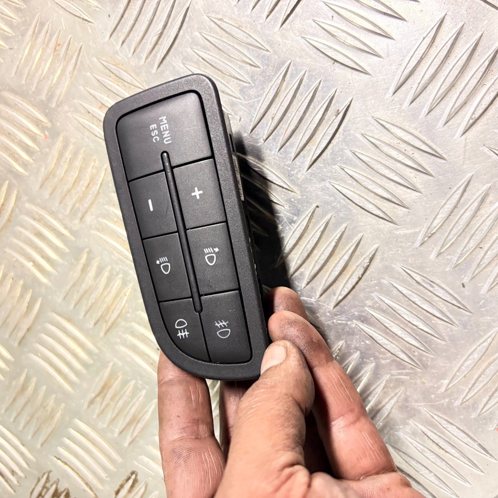 Fiat Punto Menu Button Headlight Controls Switch 2009