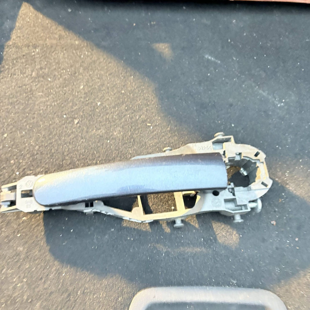 VW Golf Mk6 2008-2012 Rear Right Exterior Door Handle Blue 5 Door