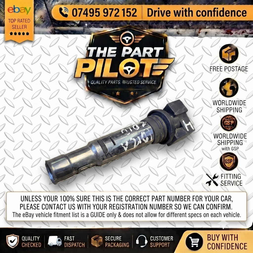 SEAT Ibiza 6J 2008-2015 1.2 1.4 1.6 Ignition Coil Delphi CE20030 036905715F