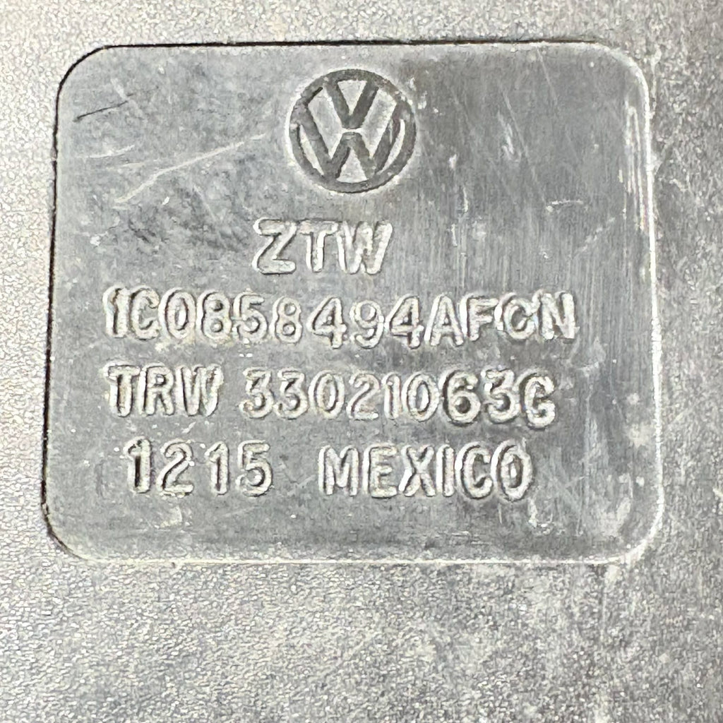 VW BEETLE 9C 1998-2011 3 DOOR REAR RIGHT DRIVER SIDE SEAT BELT BUCKLE 1C0858494