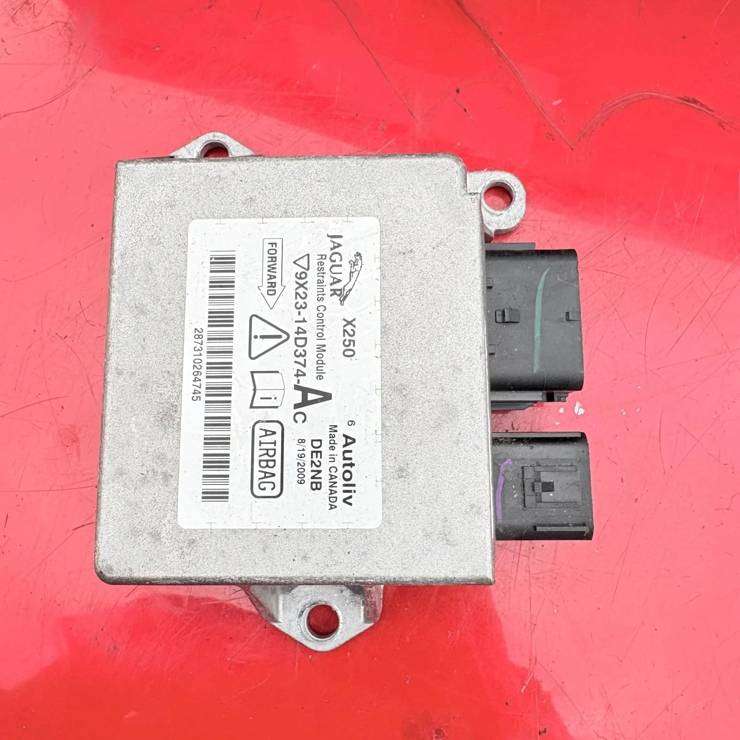 JAGUAR XF - X250 2007-2015 RESTRAINTS CONTROL MODULE 9X23-14D374-AC