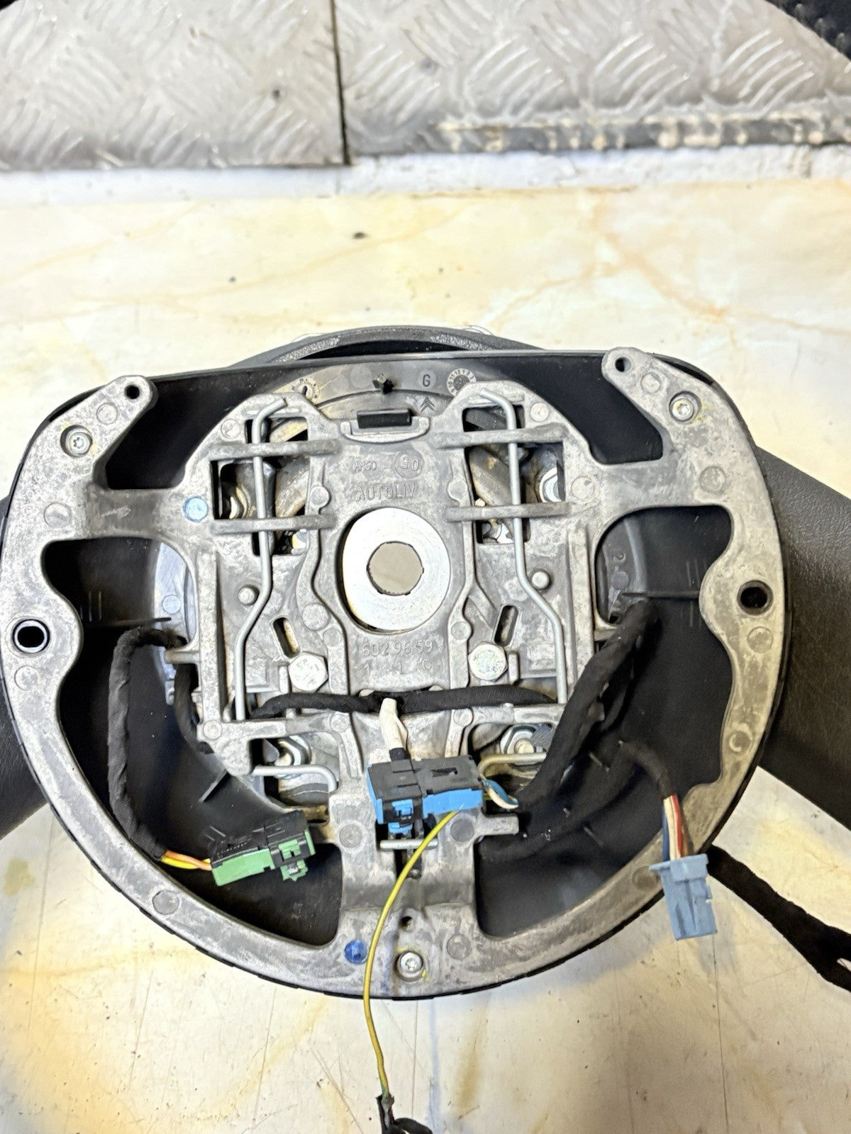 Citroen C4 Steering Wheel 2 Spoke 96591806ZD Mk1 2004-2010M