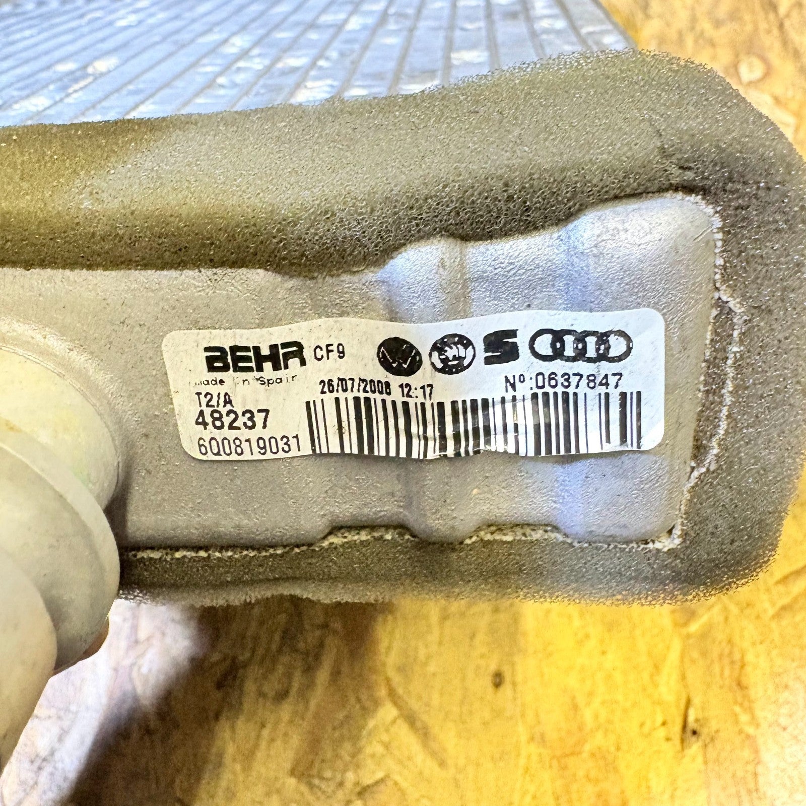 VW Polo 6R Dash Heater Matrix Radiator Heat Exchanger 6Q0819031