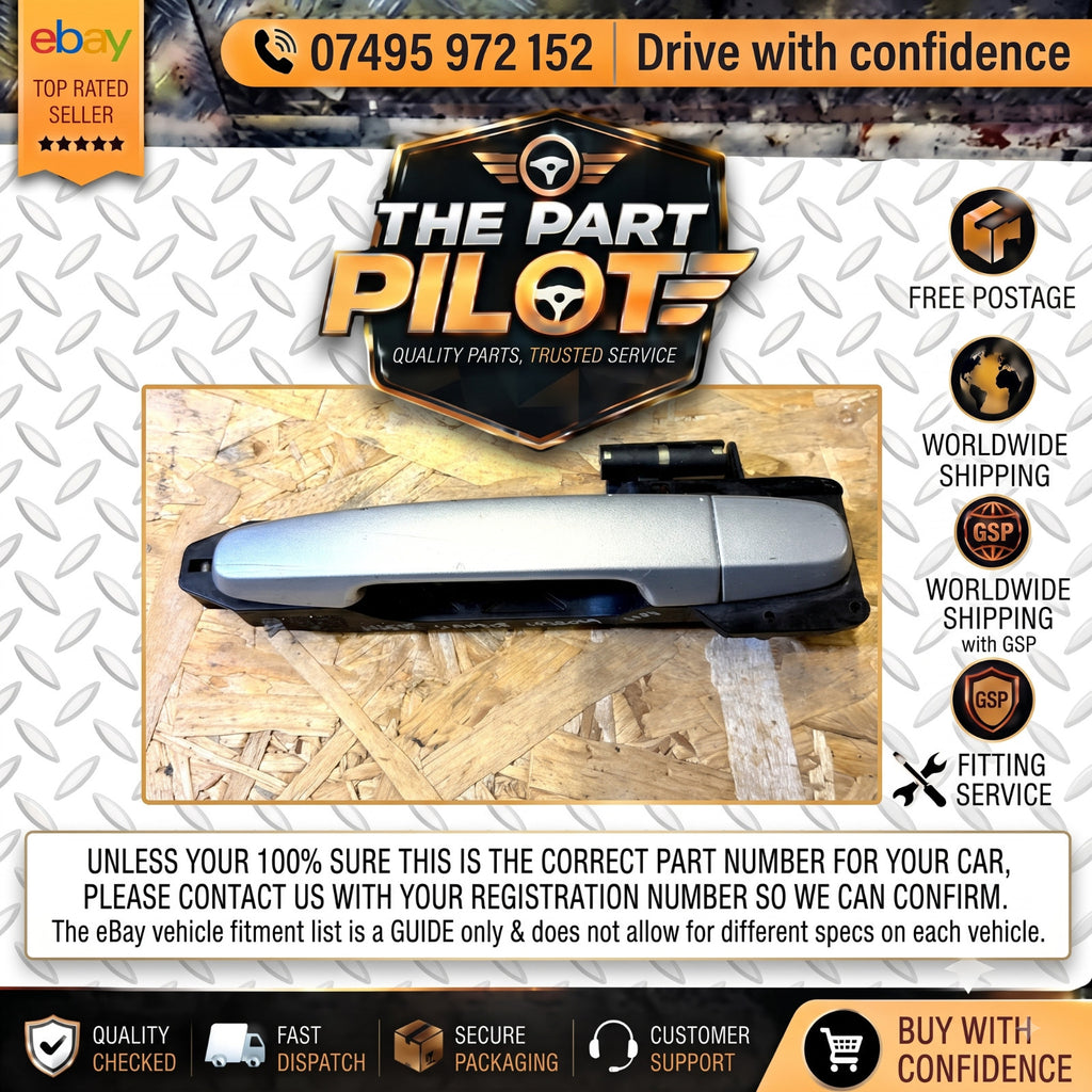 Toyota Corolla E12 2003-2007 Front Left NSF Passenger Exterior Door Handle