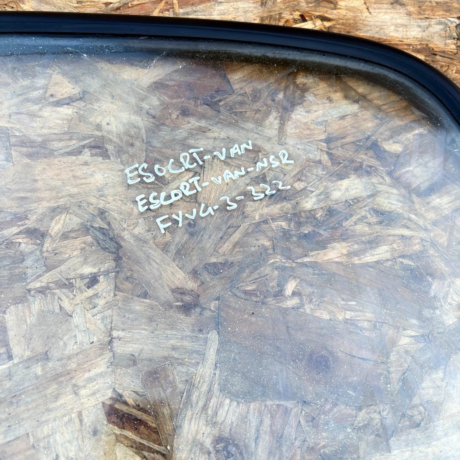 Ford Escort Rear Left Side Quarter Window Glass