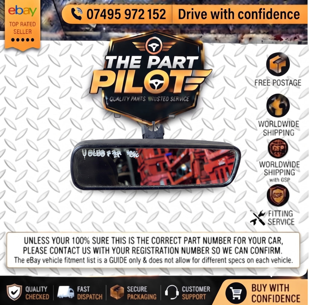 Volvo S40 V50 C30 C70 2004-2013 Manual Interior Rear View Mirror 8667227
