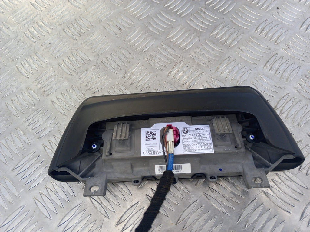 BMW 1 SERIES NAVIGATION DISPLAY SCREEN 6550683712 2.0L DIESEL AUTO F20 118D 2018