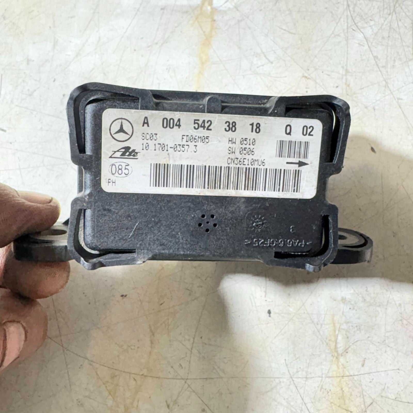 Mercedes-Benz ML320 06-11 Pre-Yaw Sensor A0045423818