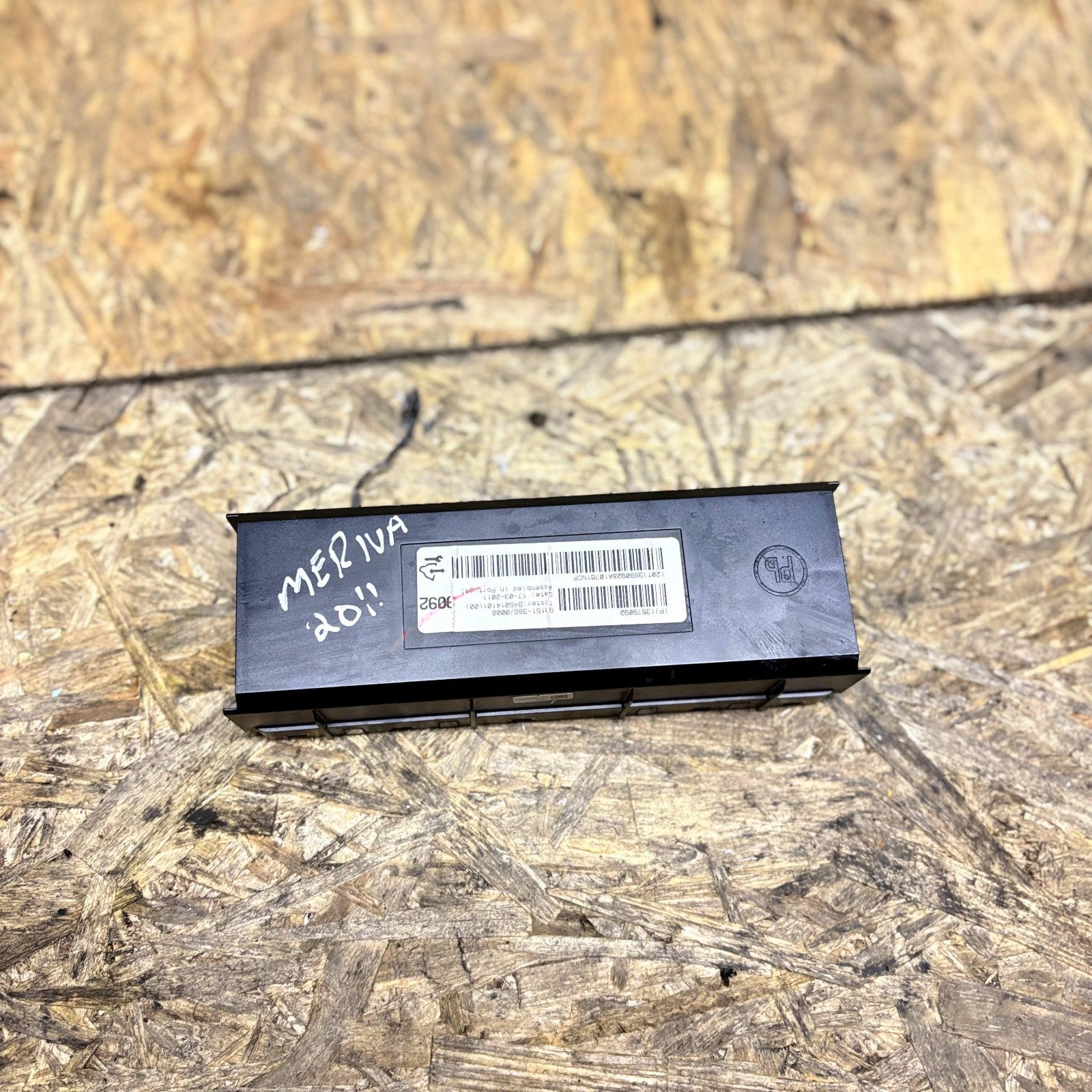 Vauxhall Meriva B Climate Control ECU 13579092 90151386 BA5014101 2010-2014
