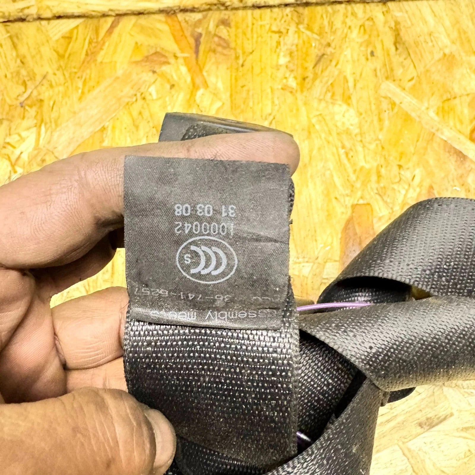 Vauxhall Opel Zafira B A05 2005-2014 Rear 3rd Row Left Seat Belt 13242319