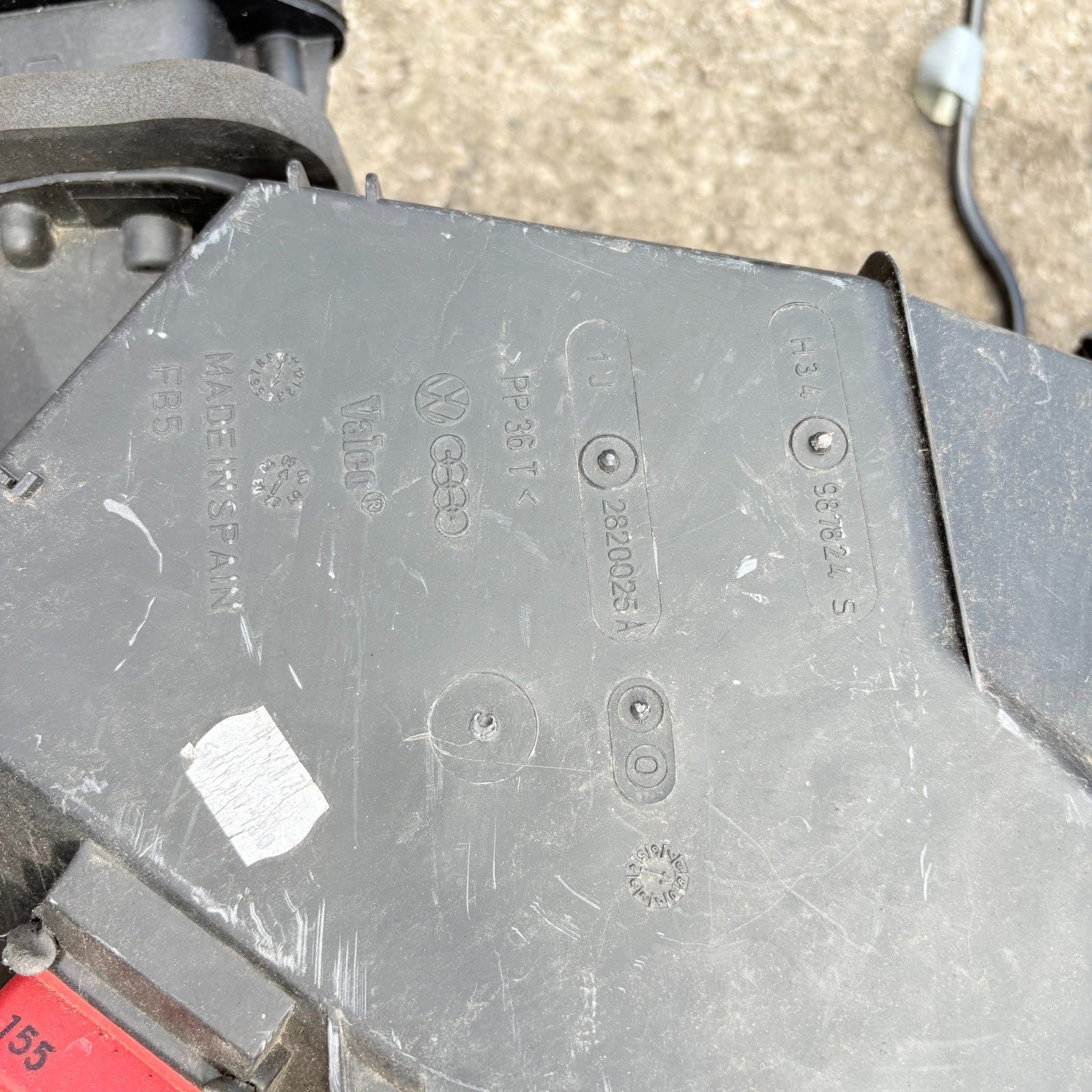 Porsche Boxster Heater Matrix Housing Box 99757301105