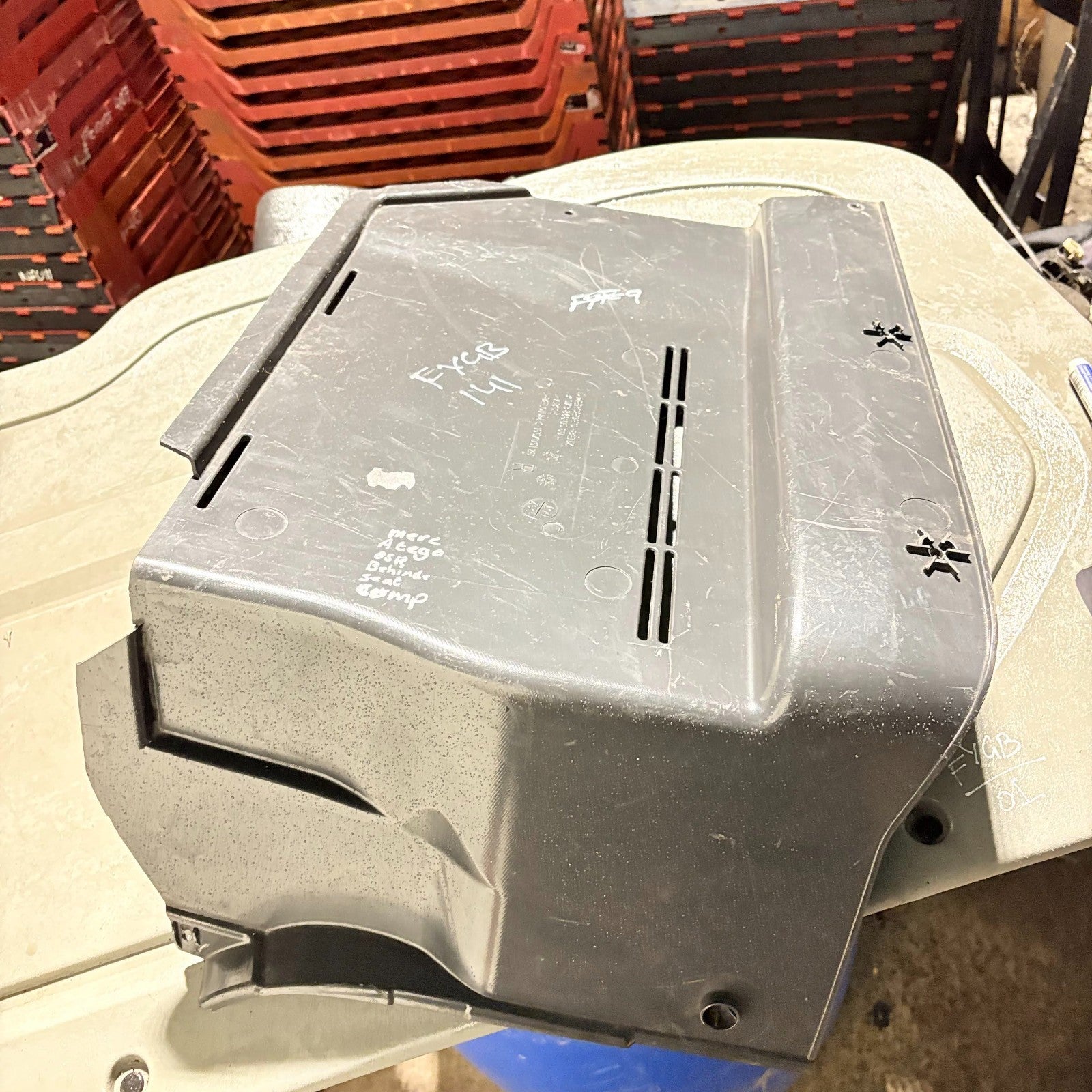 Mercedes Atego 2004-2013 Cab Rear Storage Cover Right Behind Seat A9738460569