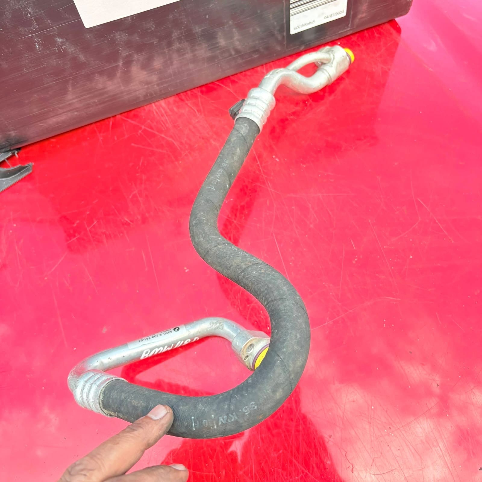 BMW 123D 2010 AIR CON PIPE A/C HOSE 52529410