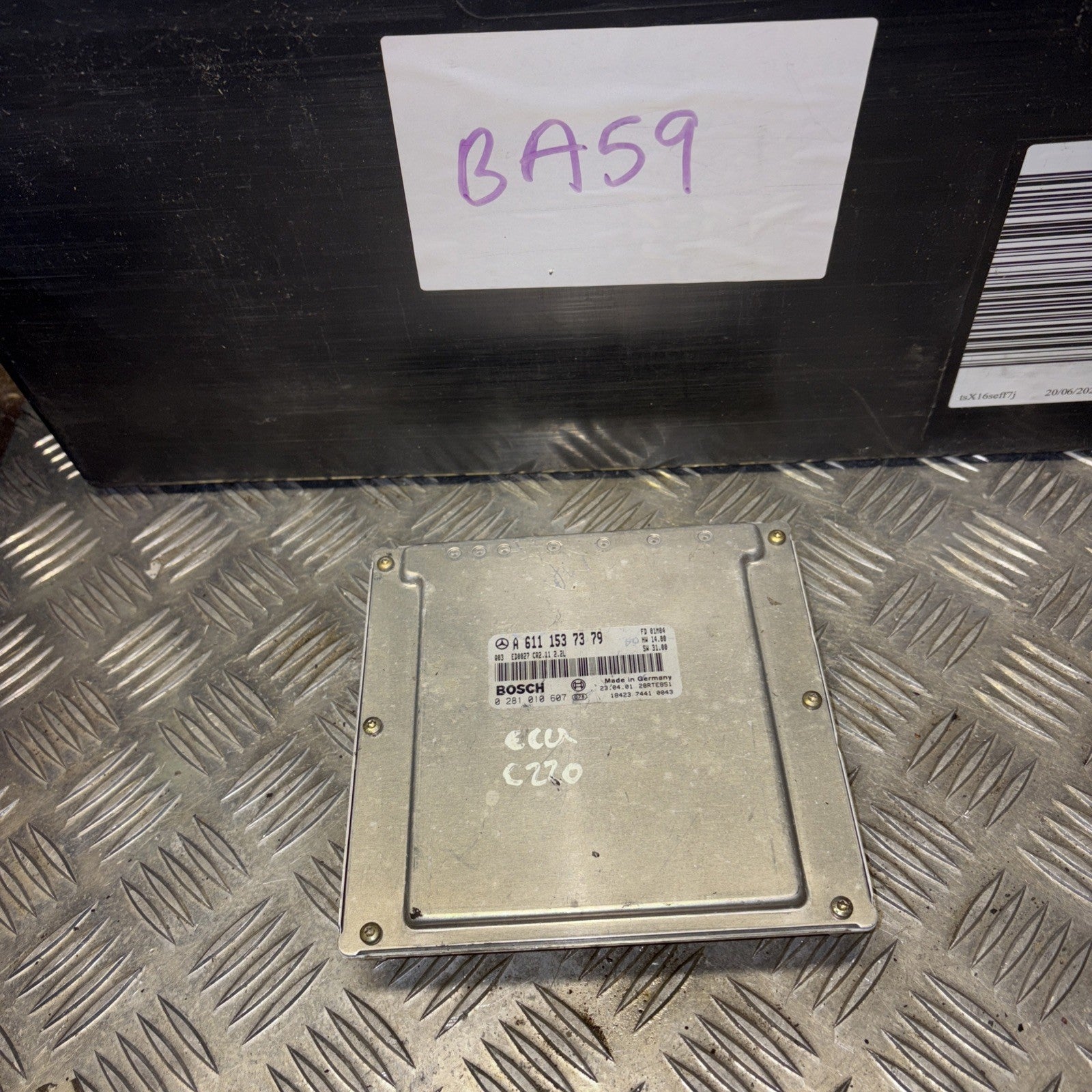 Mercedes-Benz C AMG W203 2001 A6111537379 Engine control unit module ECU