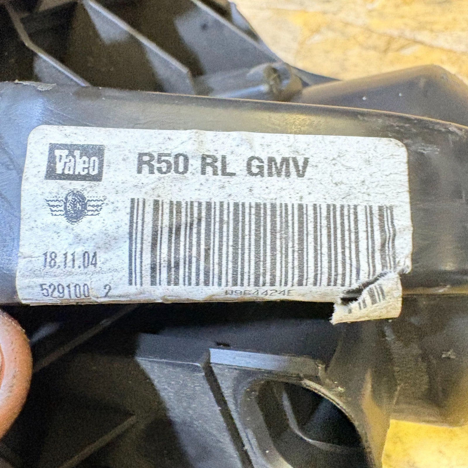 MINI (BMW) MINI HEATER BLOWER MOTOR W964292Z R50 2004