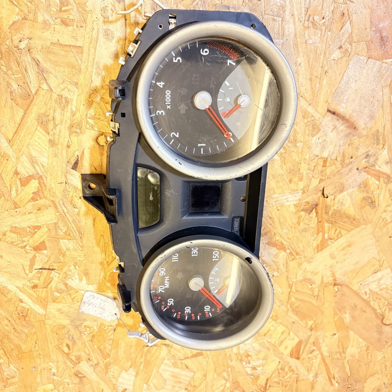 RENAULT CLIO MEGANE II SPEEDOMETER INSTRUMENT CLUSTER CLOCK 2RPF-10A855-AD