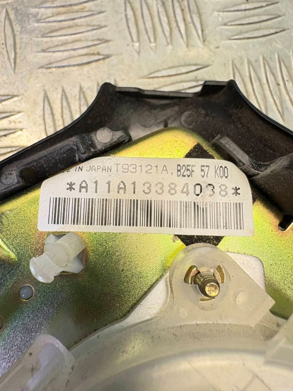 MAZDA MX5 DRIVERS SIDE STEERING WHEEL A.BAG T93121A