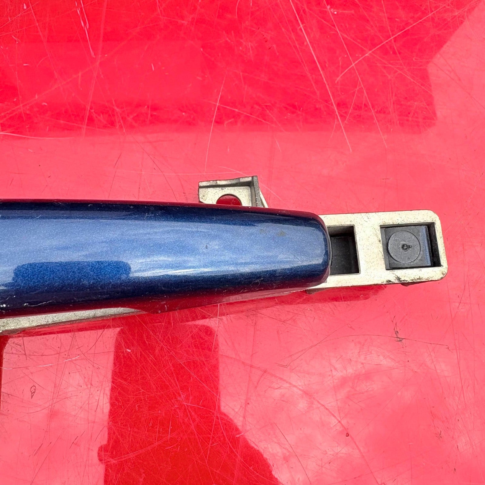 04-12 PEUGEOT 407 MK1 N/S Passenger Rear Door Handle Outer 9653401680