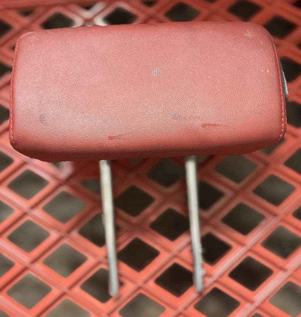 Fiat 500 312 2007-2020 Rear Seat Headrest Head Rest Red Leather