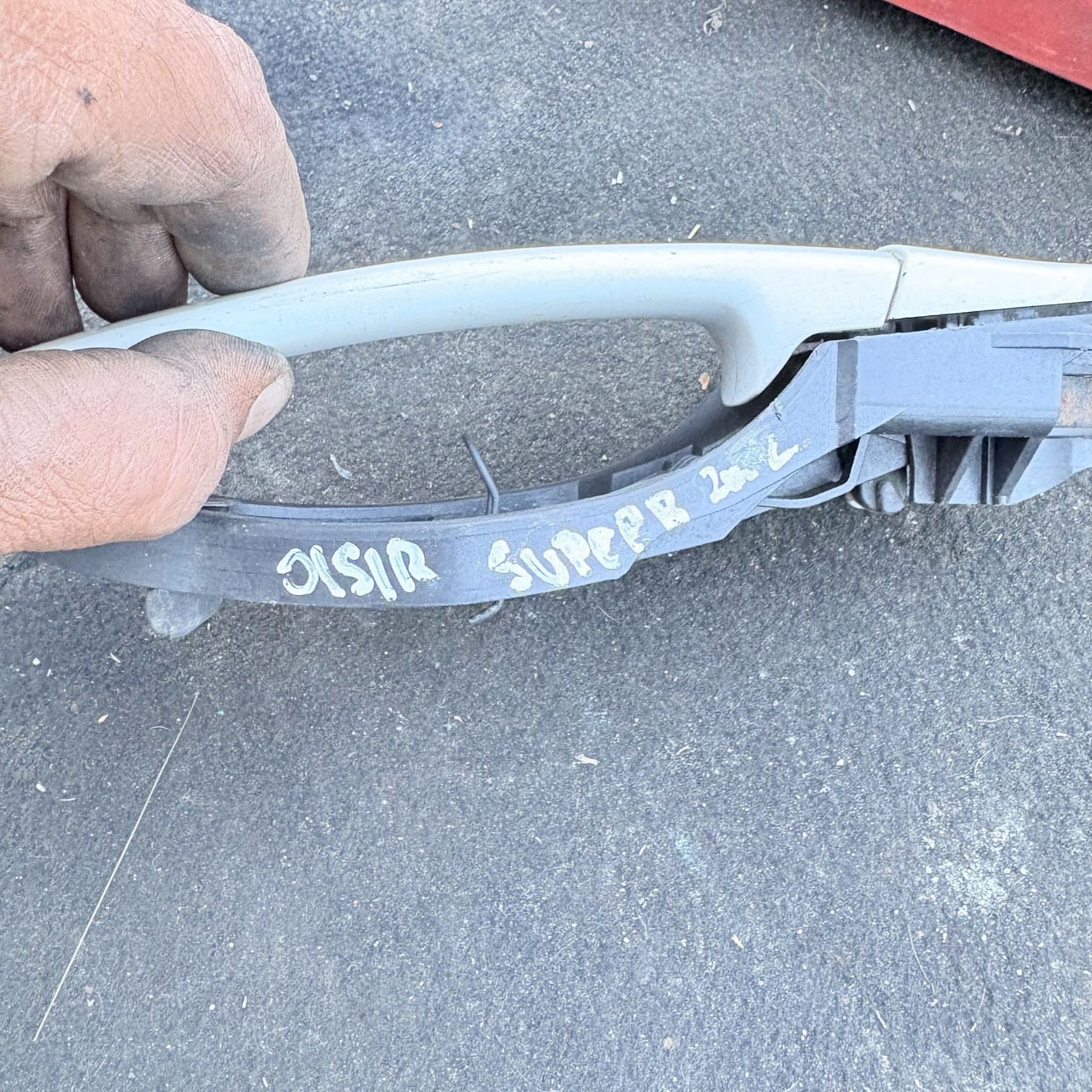 SKODA SUPERB MK1 2002-2008 DRIVER REAR RIGHT OSR EXTERIOR DOOR HANDLE