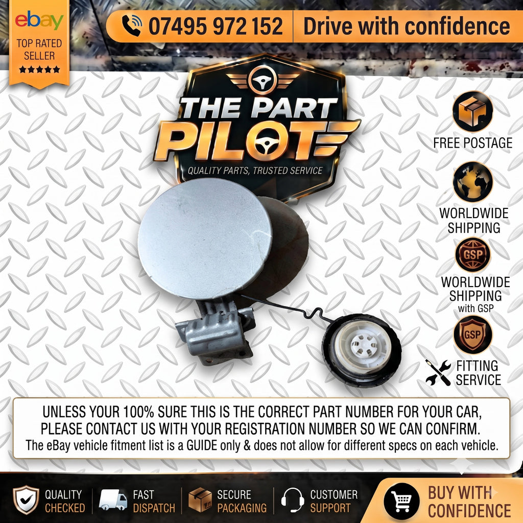 Toyota Yaris Mk2 XP90 2005-2011 Fuel Filler Flap Lid + Cap 3/5Dr 77350-52130