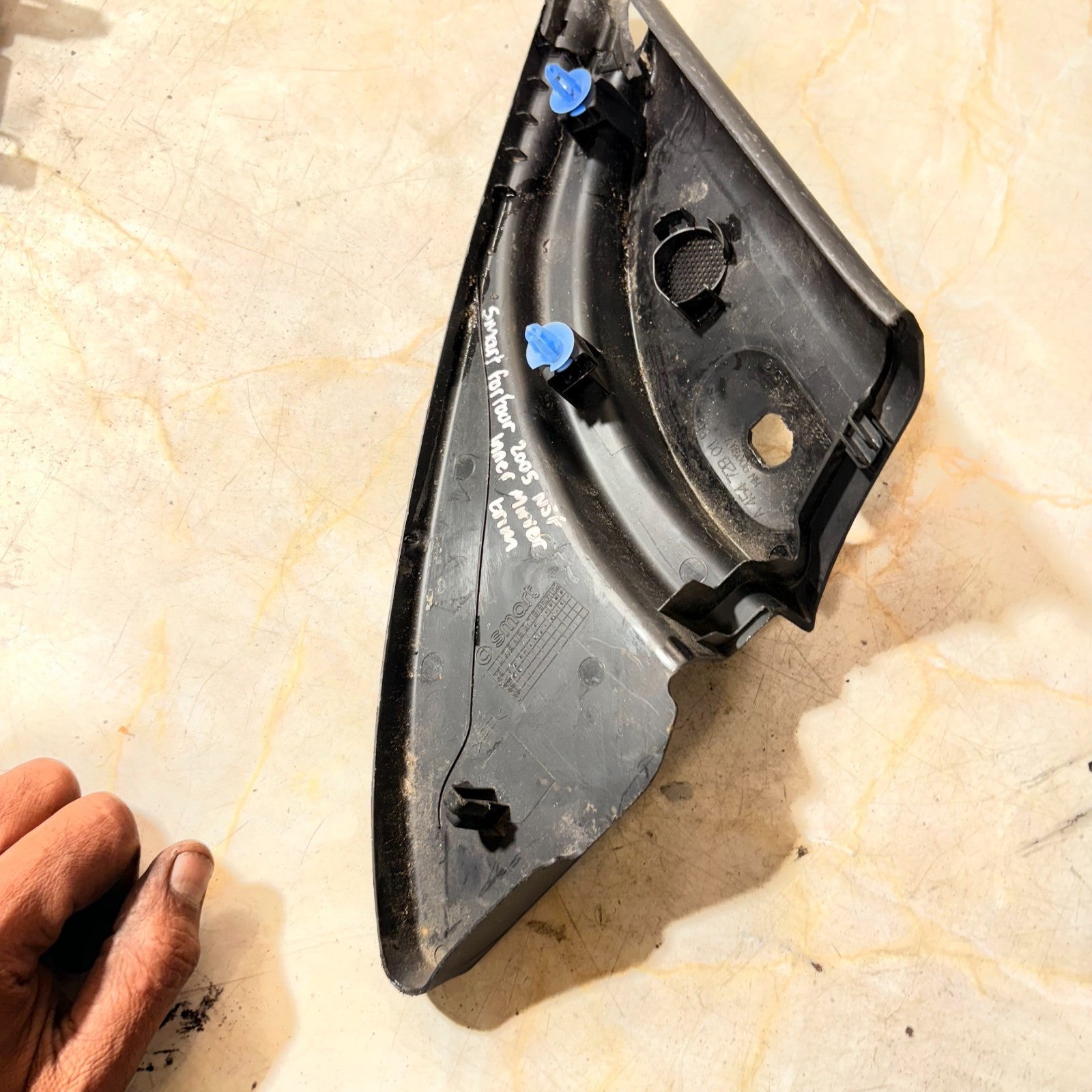 SMART FORFOUR W450 98-07 PASSENGER SIDE N/S DOOR WING MIRROR TRIM A4547280156