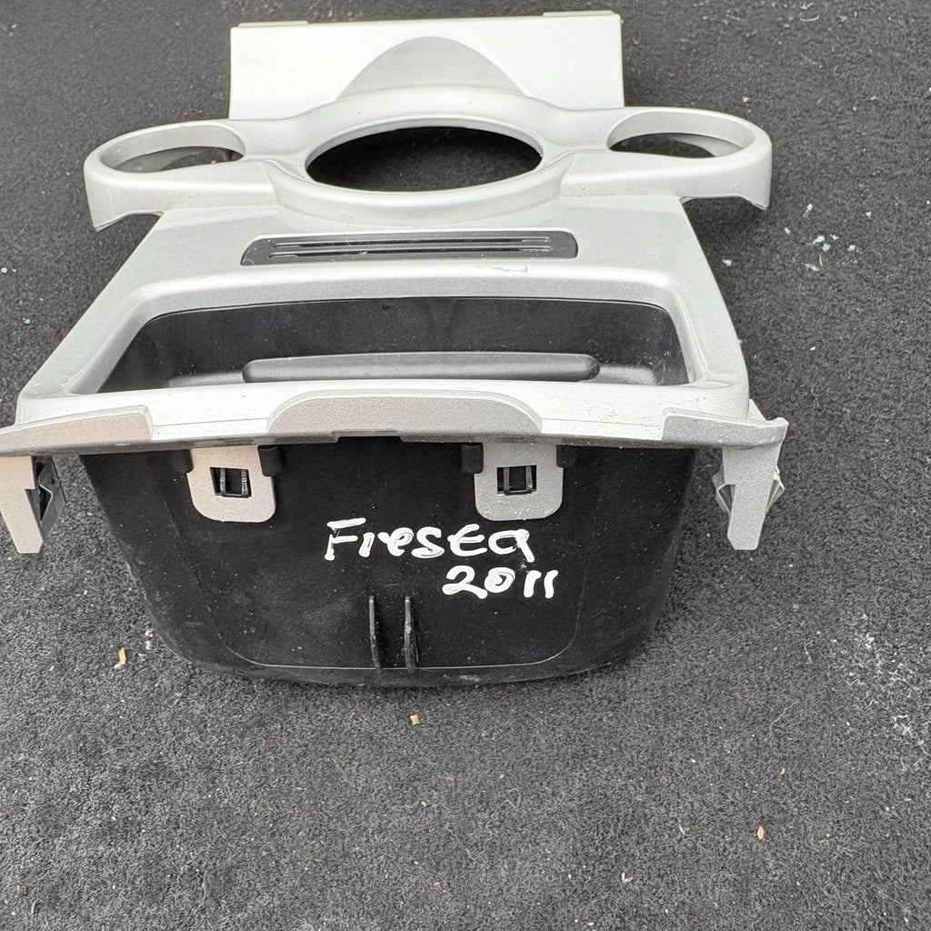 FORD FIESTA 2011 HEATER DIALS CONTROLS SURROUND TRIM SILVER 8A61-18D422-BGW