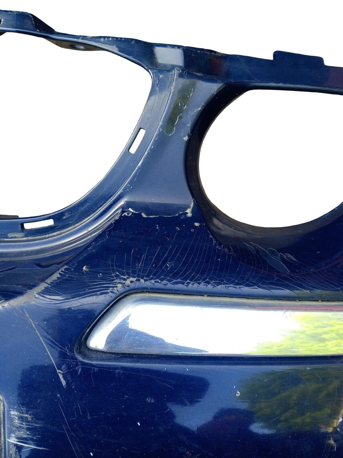 Rover 75 RJ Front Bumper Cover Blue 1999-03/2004 Pre-Facelift Fog/Indicator