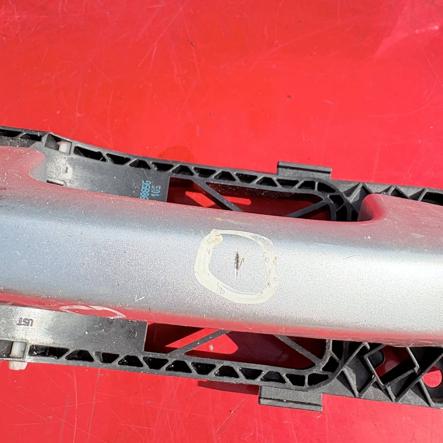 SKODA SUPERB II 3T 2008-2015 OSR Right Rear Outer Door Handle Grey 5N0839885F