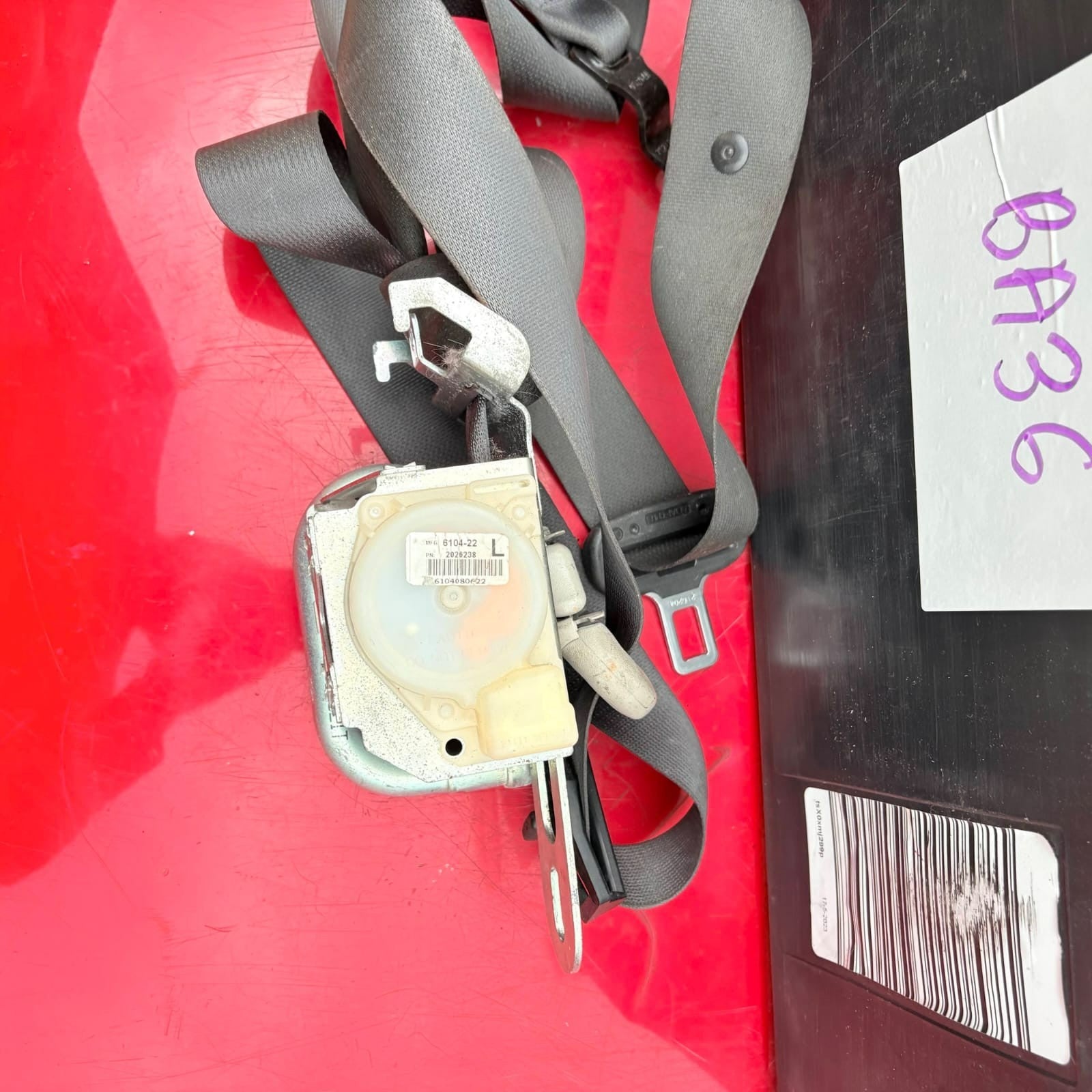 CHRYSLER 300C SEAT BELT FRONT LEFT PASSENGER SIDE 2017 2026238 MK1