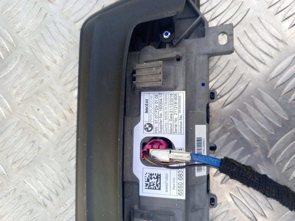 BMW 1 SERIES NAVIGATION DISPLAY SCREEN 6550683712 2.0L DIESEL AUTO F20 118D 2018