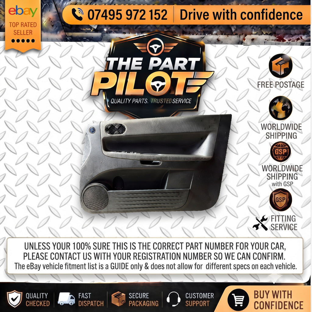 Mitsubishi Colt CZC Cabriolet 06-09 Front Right Driver Offside Door Card Panel