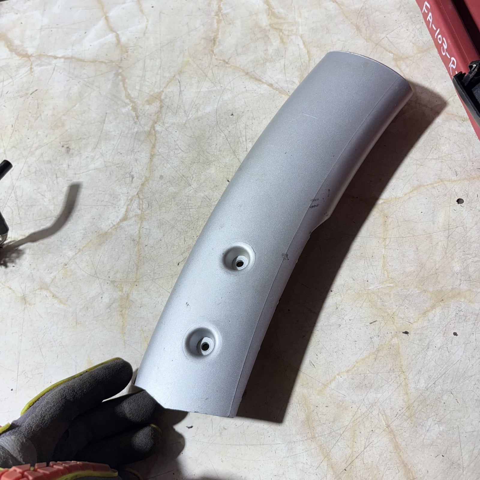 Mini Centre Console Pillar Left Side NS in Silver 7040569