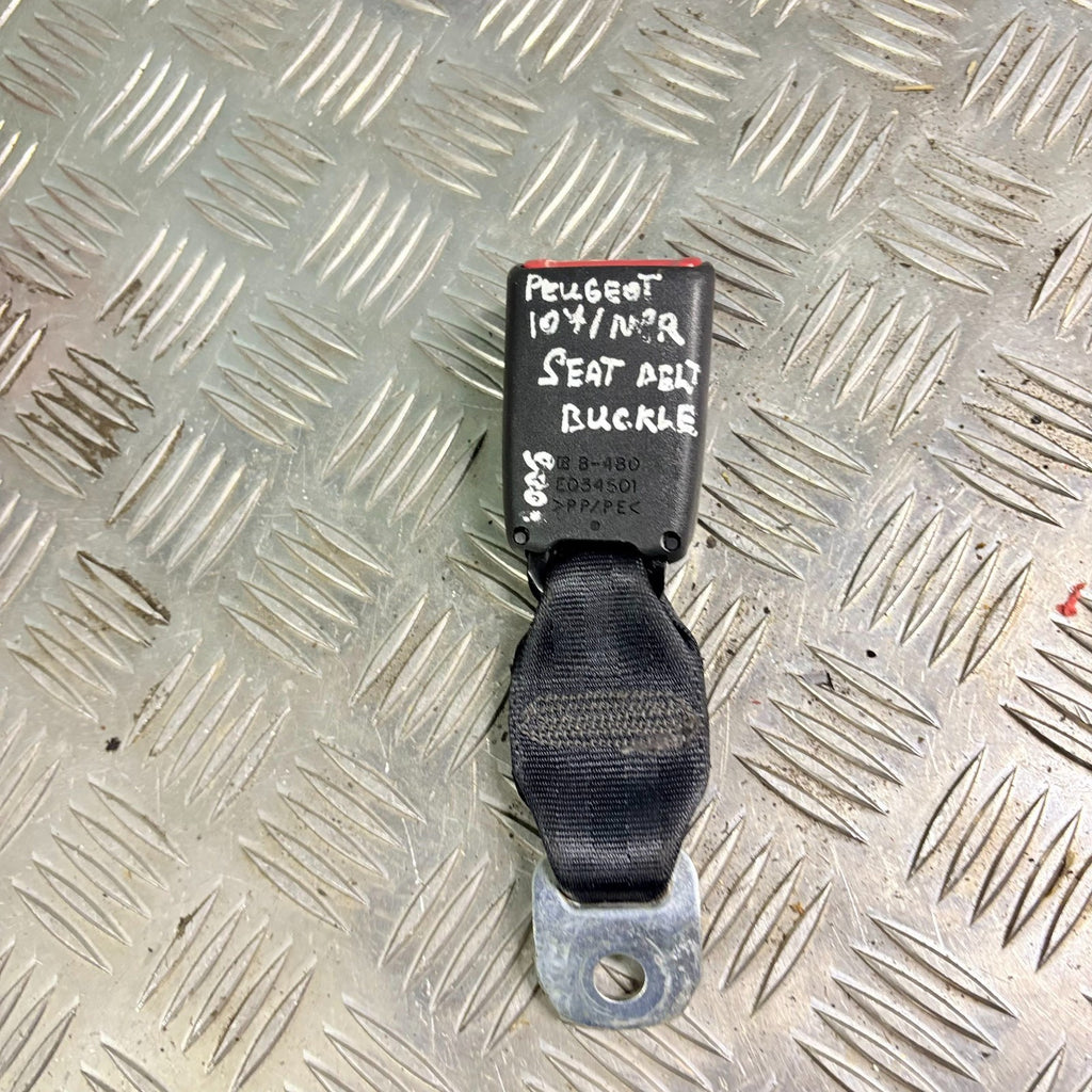 Peugeot 107 2005-2014 Left Passenger Nearside Rear Seatbelt Buckle