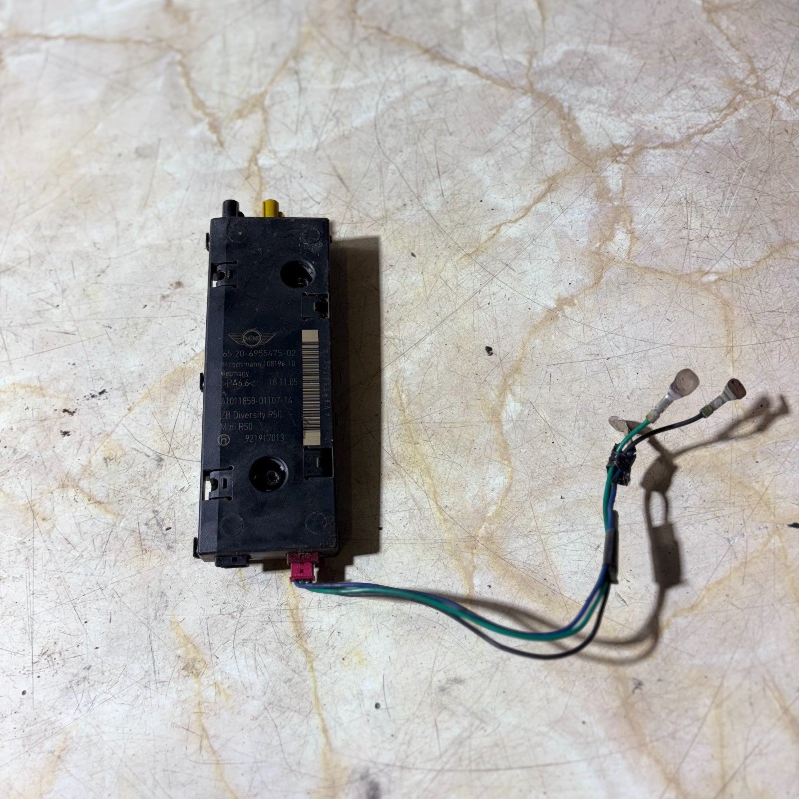 MINI Cooper 2003 Antenna Module Unit 65206955475, 41000078-00532-1 #718739-47