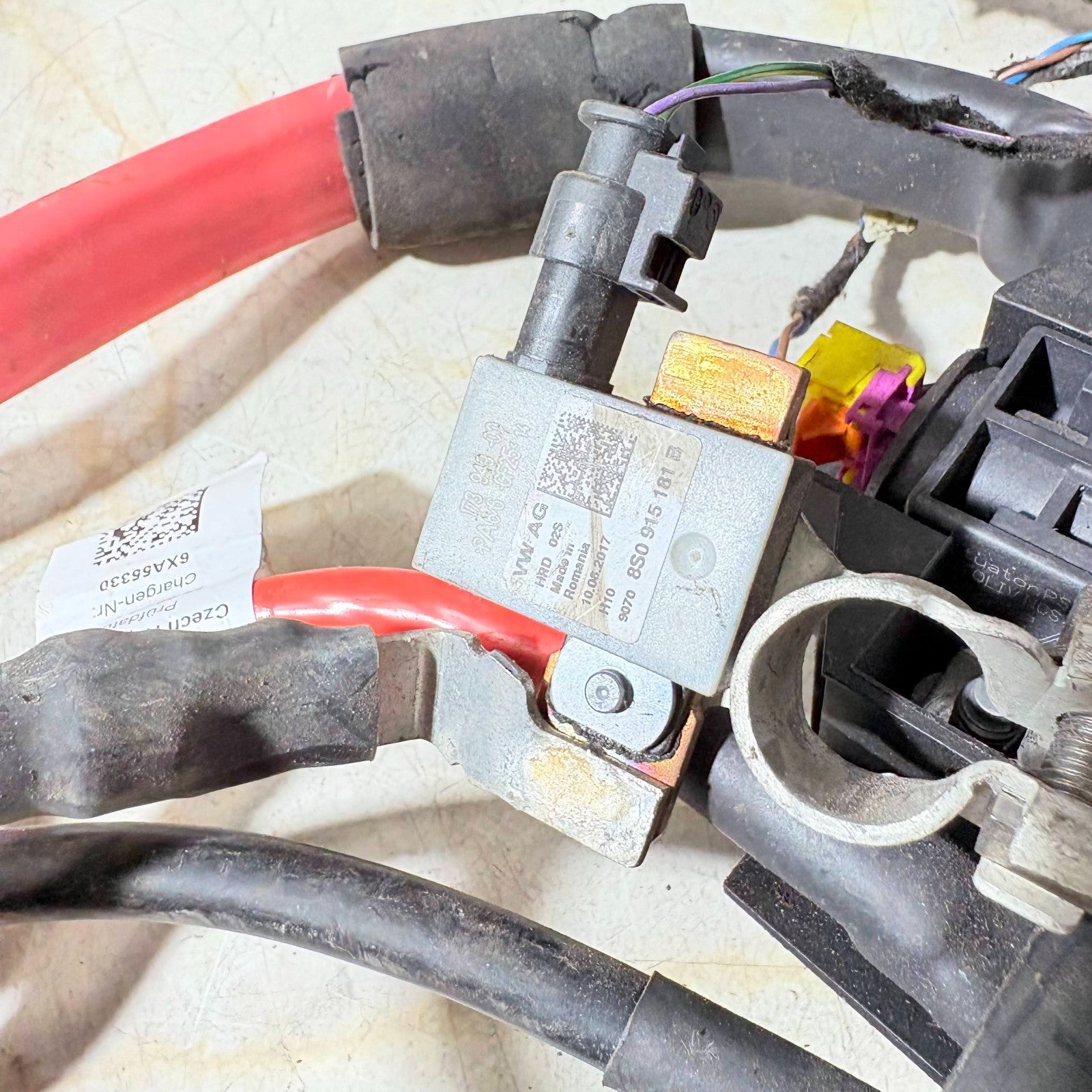 VOLKSWAGEN/AUDI STEERING RACK WIRING LOOM 4G0971225G