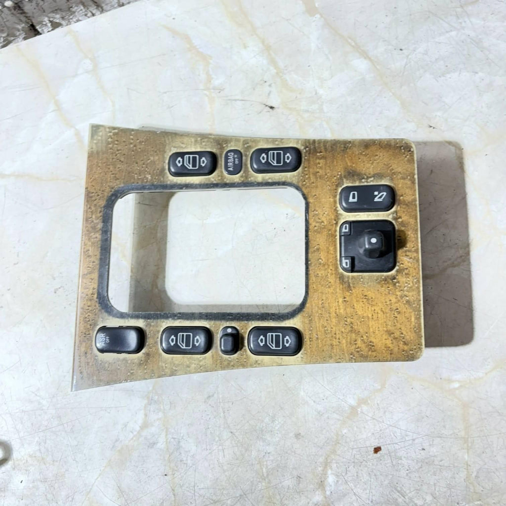 MERCEDES E CLASS W210 WOODEN GEAR WINDOW SWITCH TRIM 486010 #9