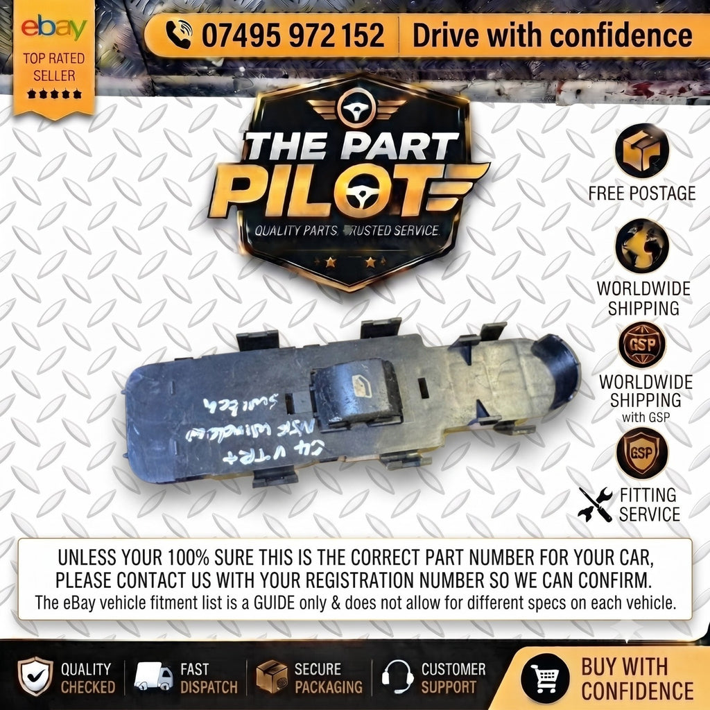 Citroen C4 2007 Front Left Passenger Window Control Switch NSF
