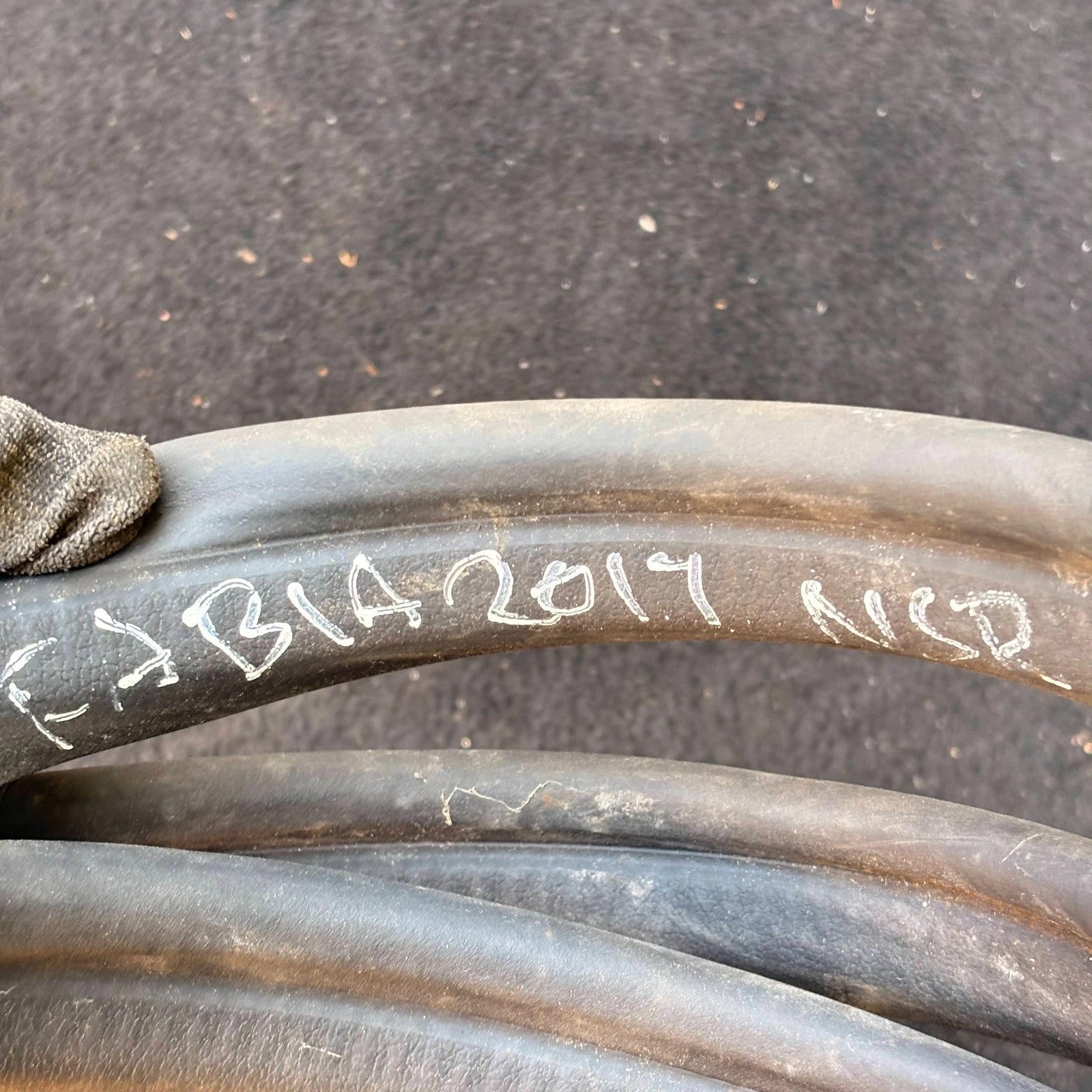 Skoda Fabia MK3 NJ 15-21 Rear Left Nearside Door Body Weatherstrip Rubber Seal