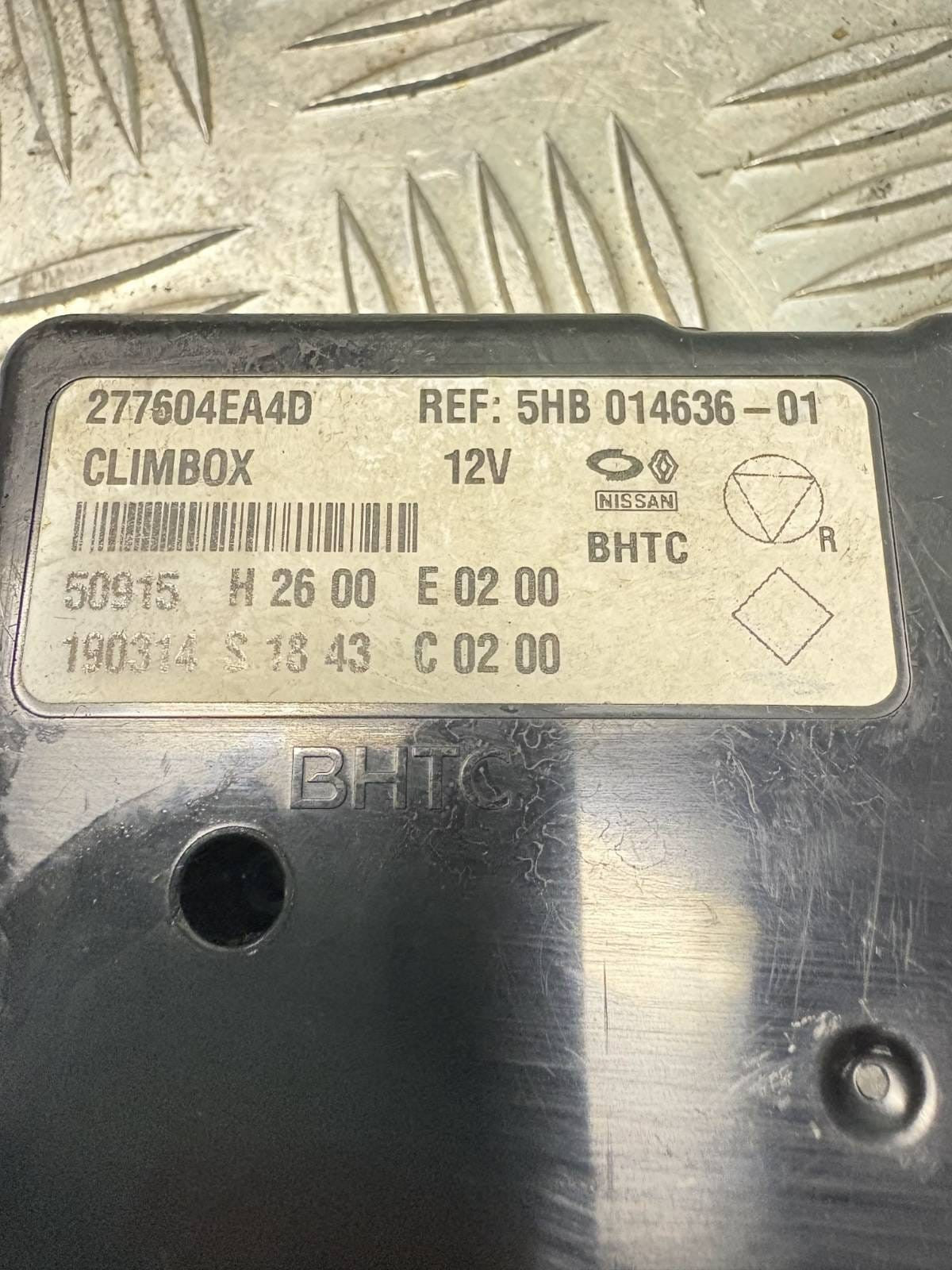 Nissan Qashqai J11 2019-2020 A/C Heater Climbox Control Module ECU 277604EA4D