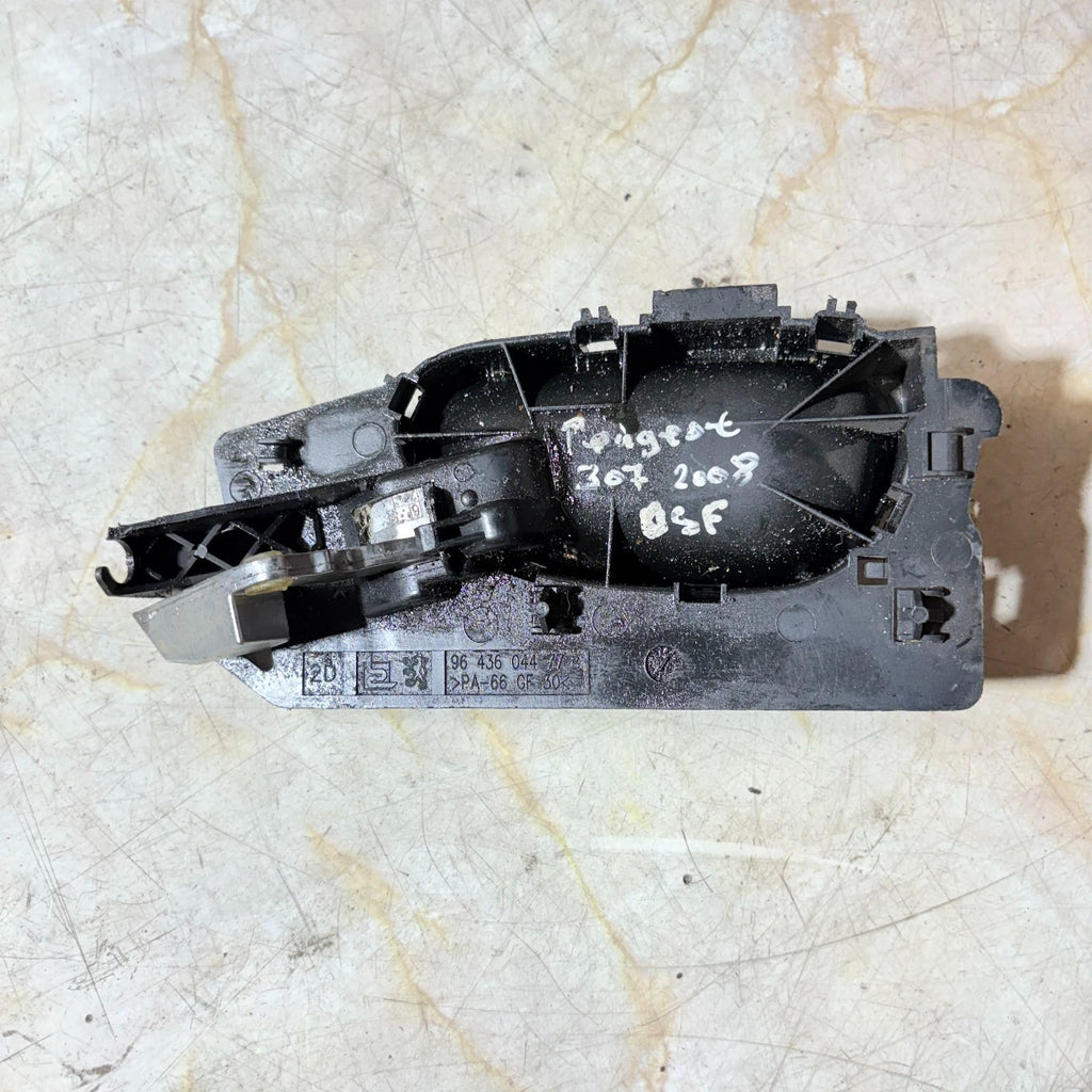 PEUGEOT 307 2001-2008 RIGHT DRIVERS FRONT INTERIOR DOOR HANDLE 9643604477